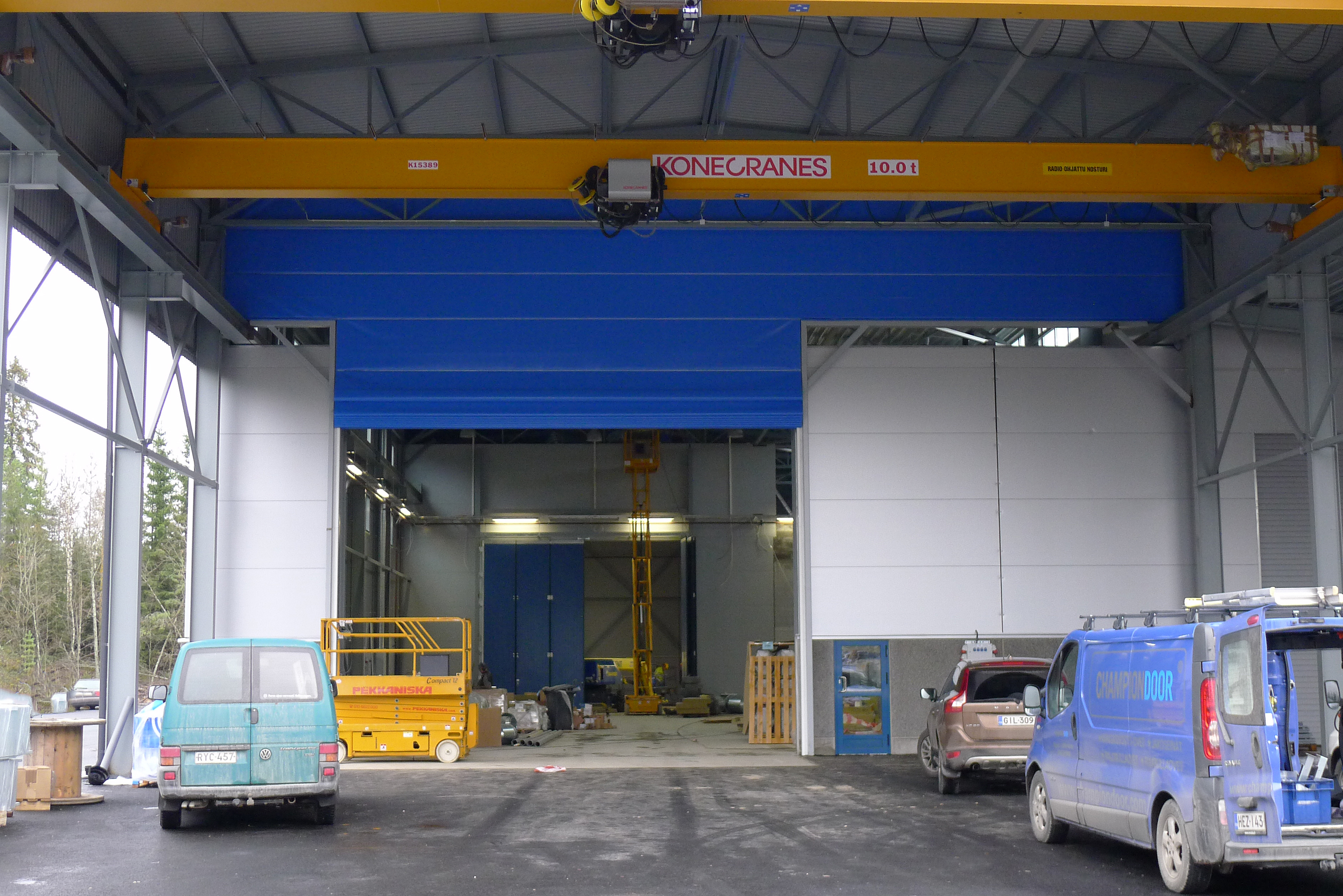 Champion Door Crane access doors Pajarinkihalli Kiuruvesi 