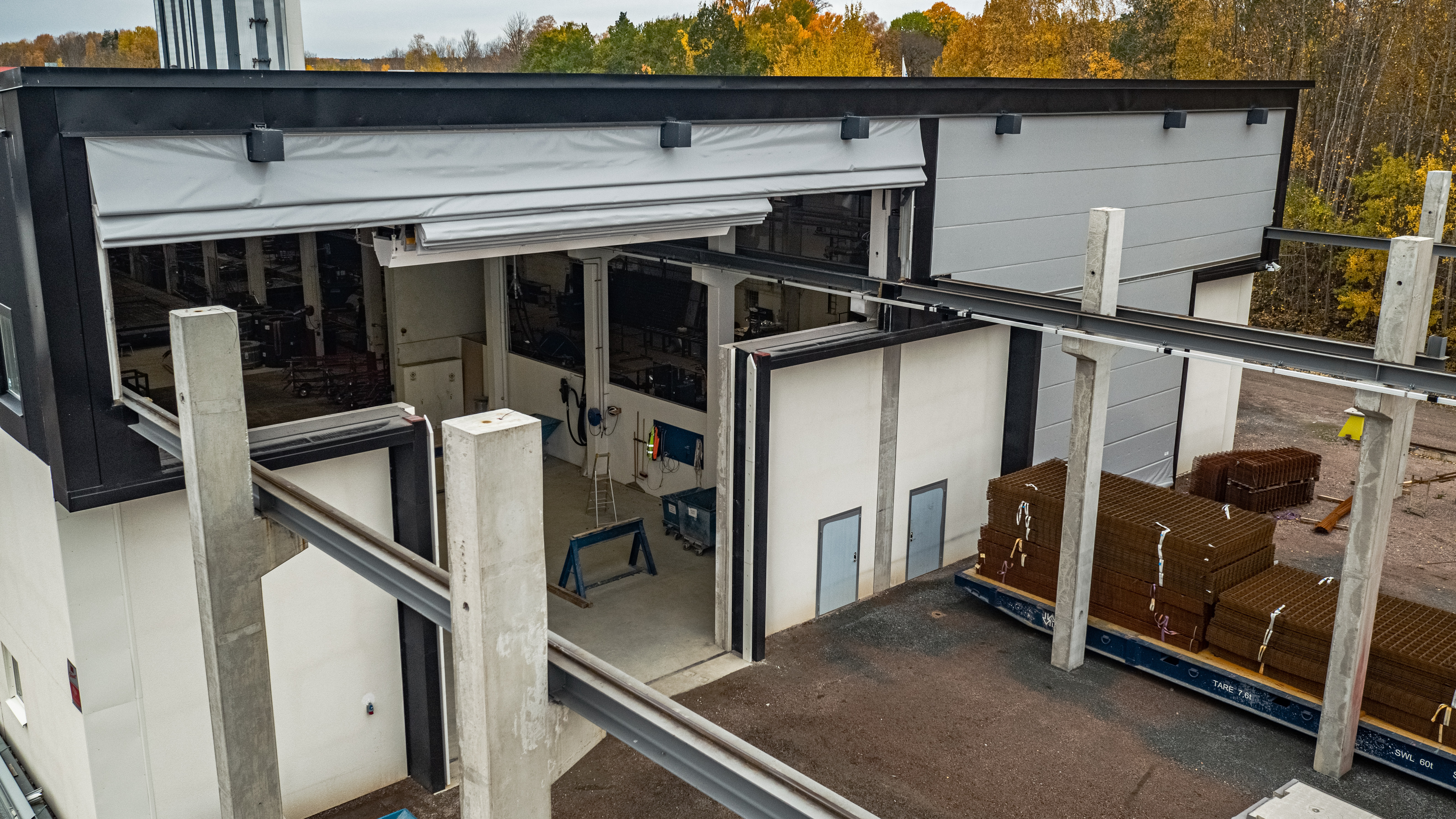 Champion Door fold-up Craneway door