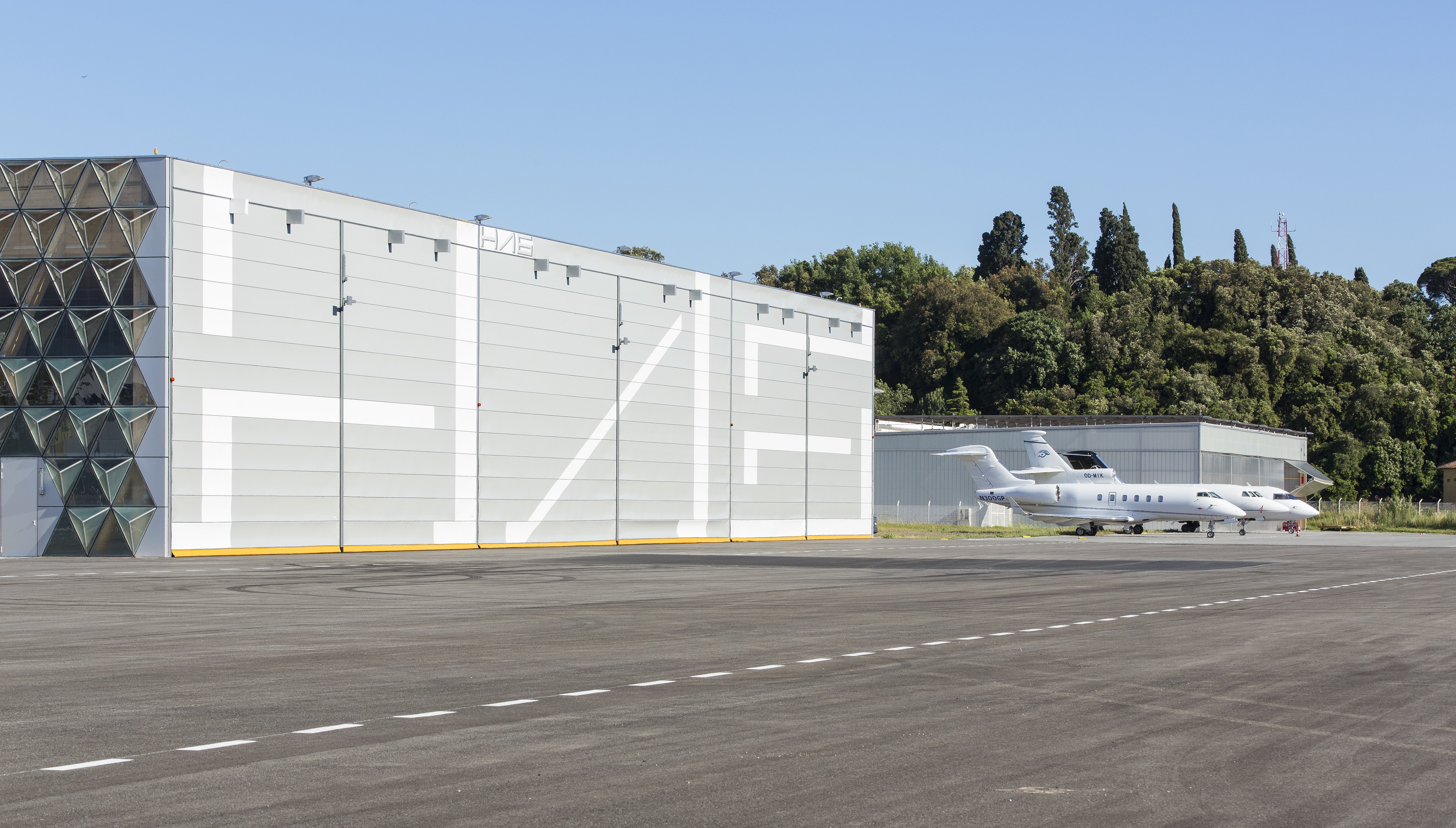 Cannes Airport hangar doors Champion Door
