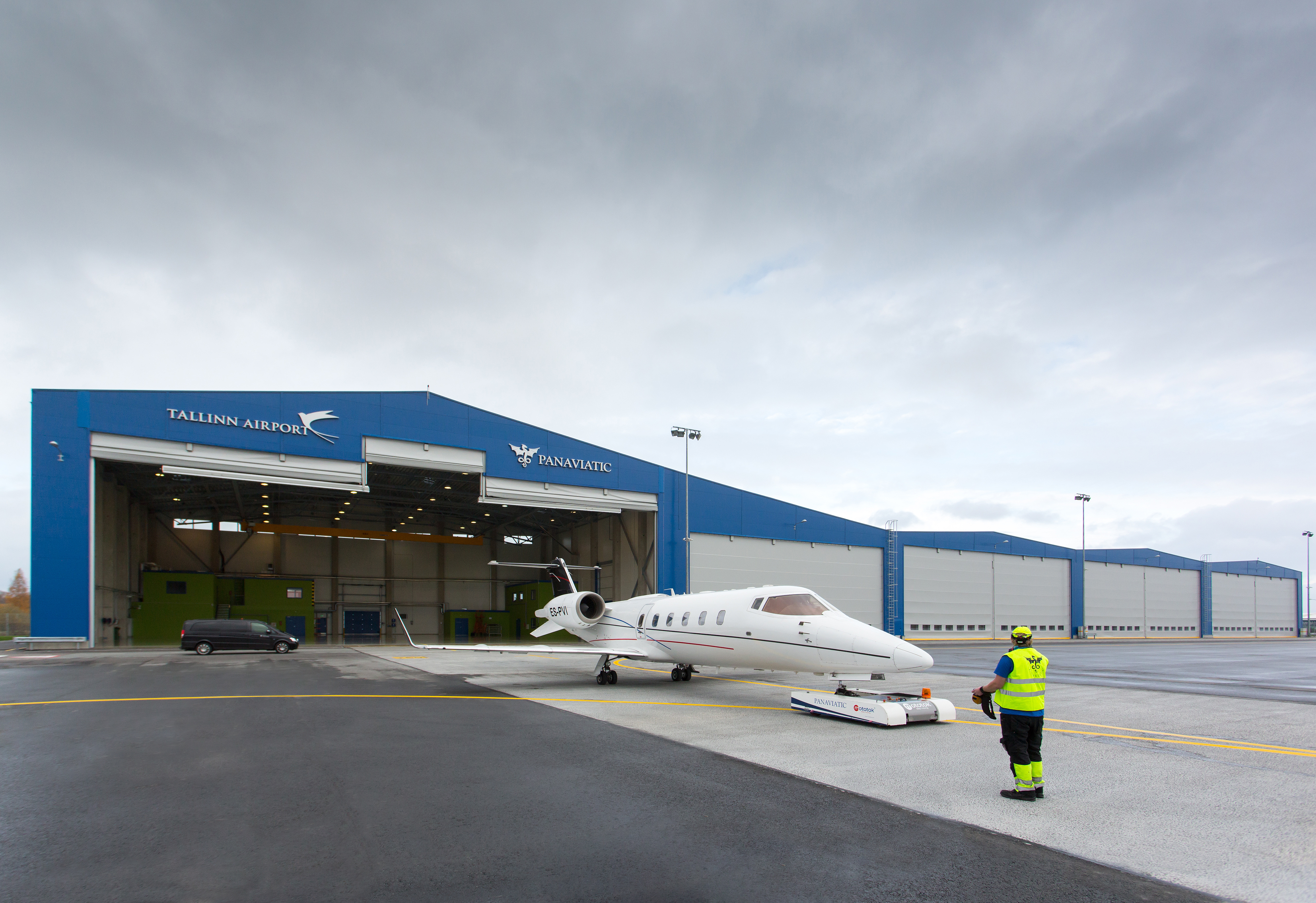 Champion Door Tallinn NK2 Hangar Door fabric fold-up door