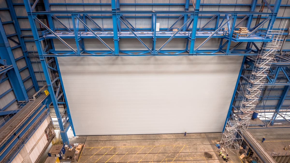 Industrial Door Champion Door vertical fold-up door